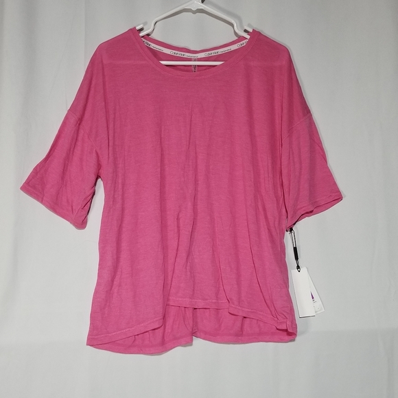 NWT | Calvin Klein | Performance Split-Back Tee - Picture 2 of 4